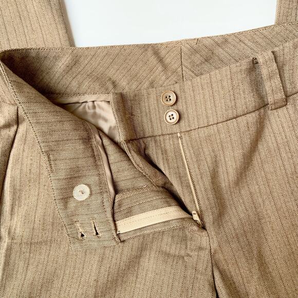 New York & Company Stretch Vintage Brown Suit Set Women's Size 2 - Picture 9 of 12